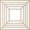 Ekena Millwork Raven Wood Fretwork Pierced Ceiling Medallion, Alder, 30"OD x 11"ID x 1/4"T CMWP30X30X0250RAAL - alternate 5